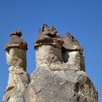Kappadokien Tuffgestein