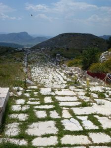 Weg in der antiken Stätte Sagalassos