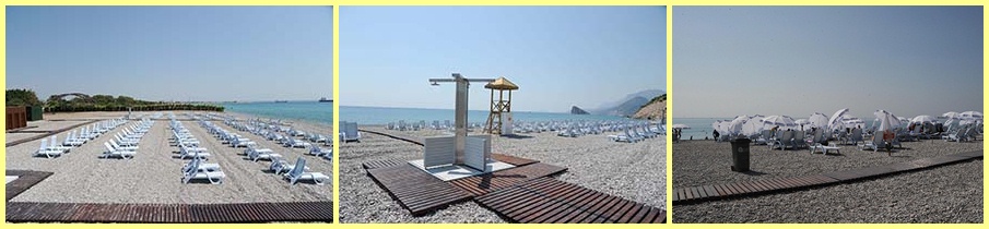 Ruhiger und schöner Strand für Frauen (Antalya)